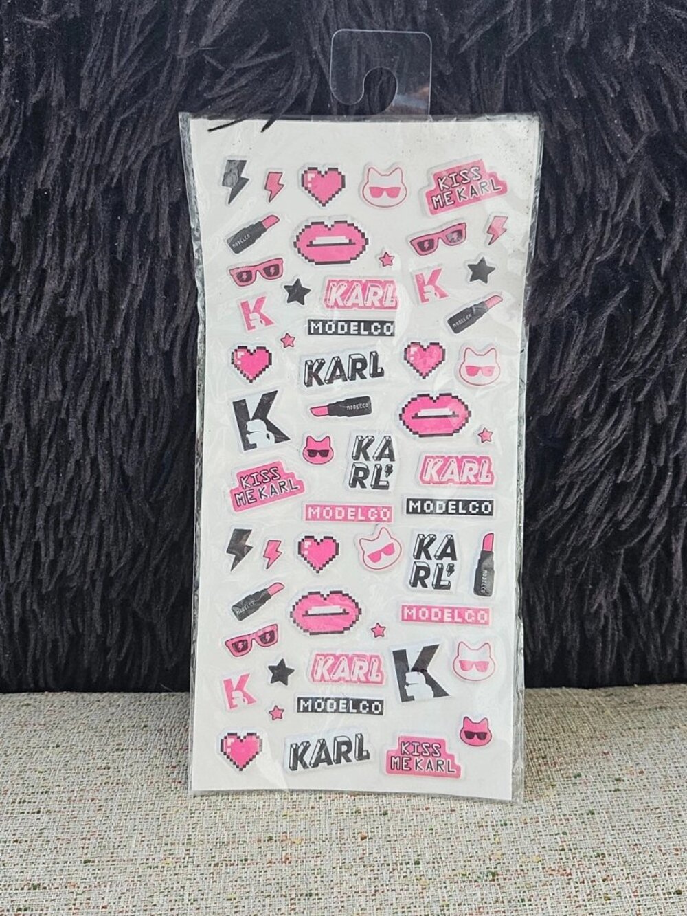 Karl Lagerfeld Model Co Puffer Stickers Limited Edition